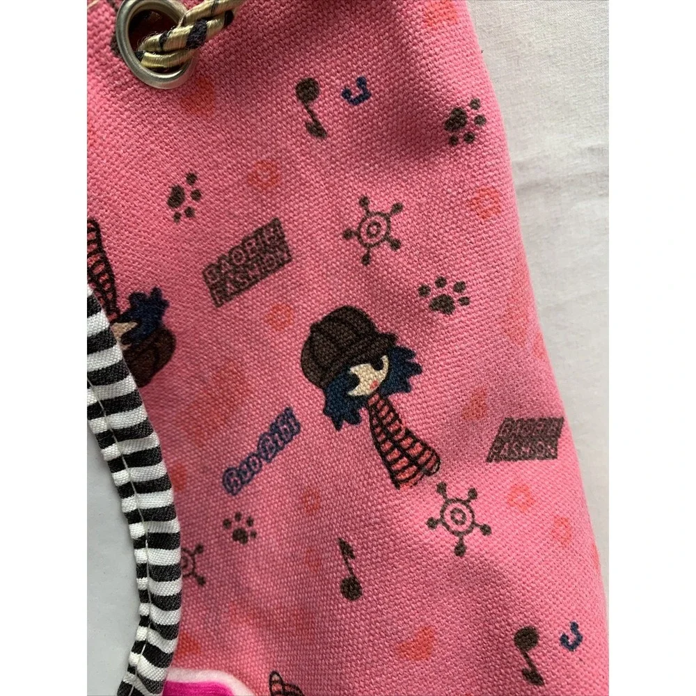 BAO BIBI Fashion Casual Backpack Bag Cotton Cloth Bunny Rabbit‎ Fun School Pack